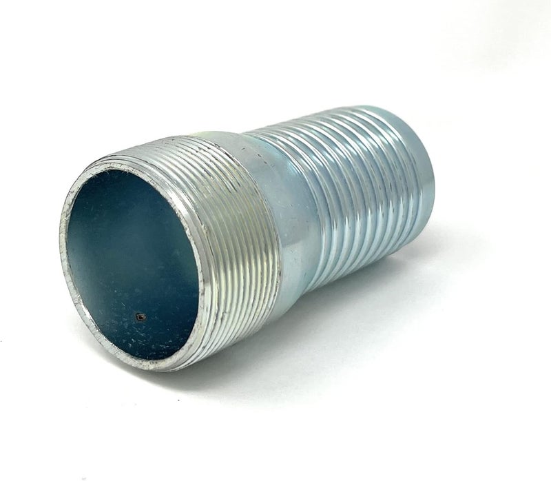 Gloxco Combination (KC) Nipple Fitting, 2″ Hose Shank x 2″ Male NPT, Zinc Plated Steel (KCN-200-NPT-GS) - Image 3